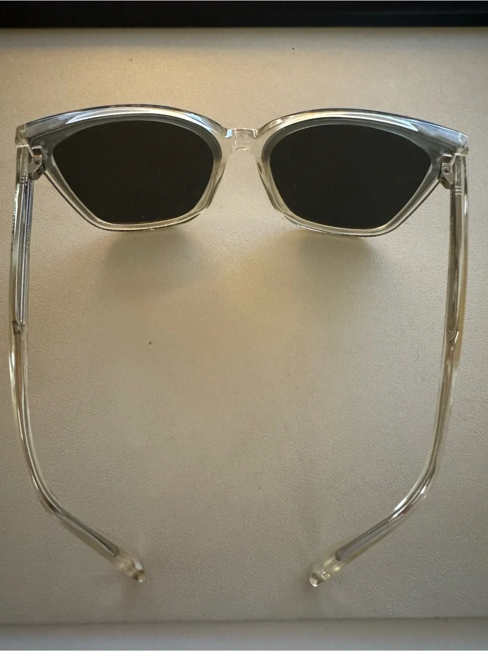 Gentle Monster Clear Frame with Black Lens Women's Sunglasses